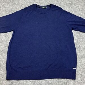 Rodd & Gunn Merino Wool Sweater Mens XXL Navy Crewneck‎ Knit